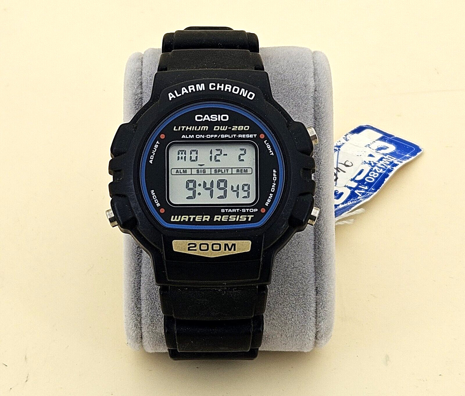 Montre CASIO DW-280 montre de collection vintage étanche 20 bars pour homme