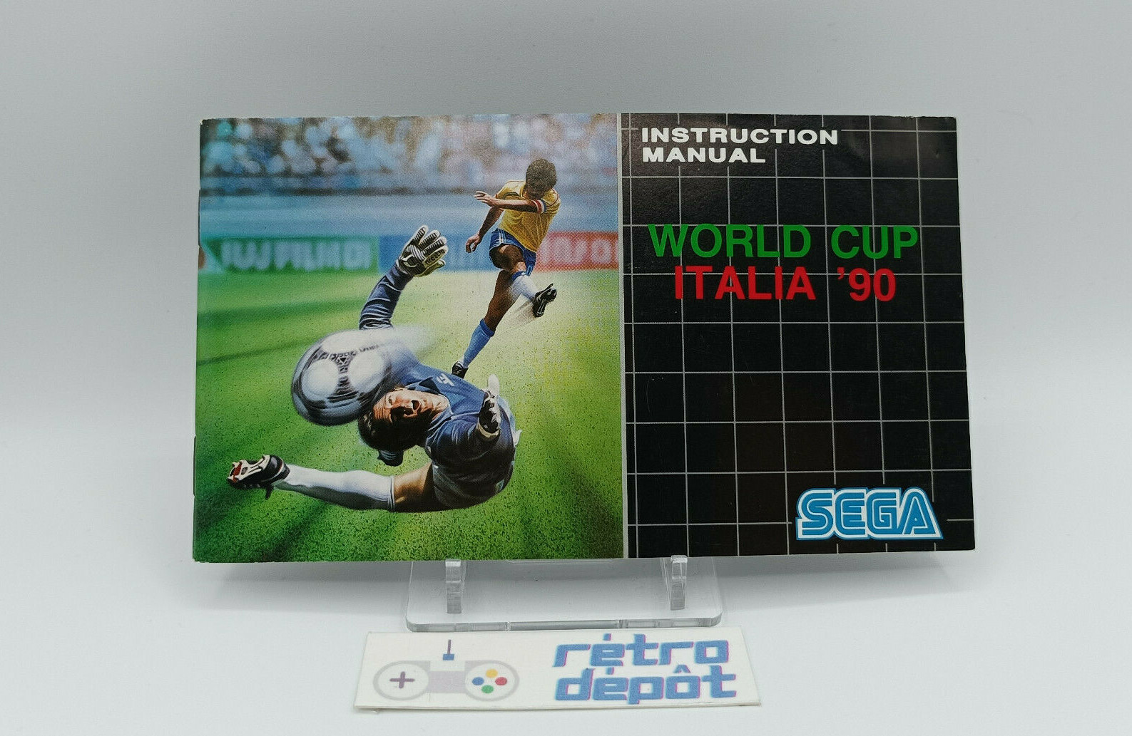 World Cup Italia 90 – Megadrive (MD) – Cartouche Seule PAL – Jeu De Foot SEGA
