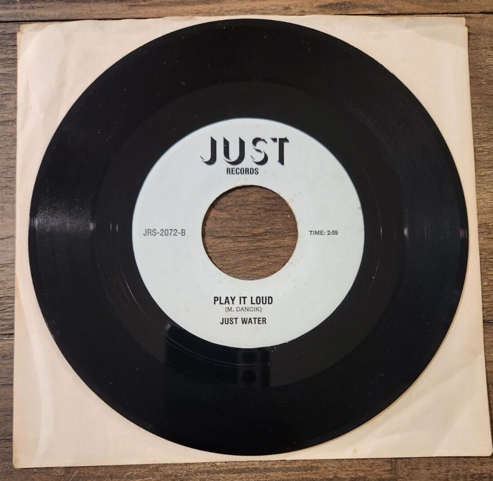 Just Water King Kong / Play It Loud 45 NYC Power Pop Punk CBGB 1975 7" Vinyl - Image 2 of 2