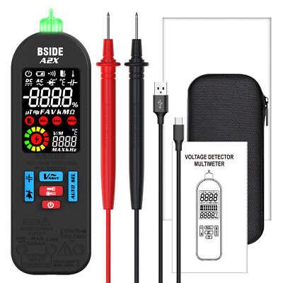 A2X Digital Multimeter Smart Auto Ranging Rechargeable DC/AC Voltage Current