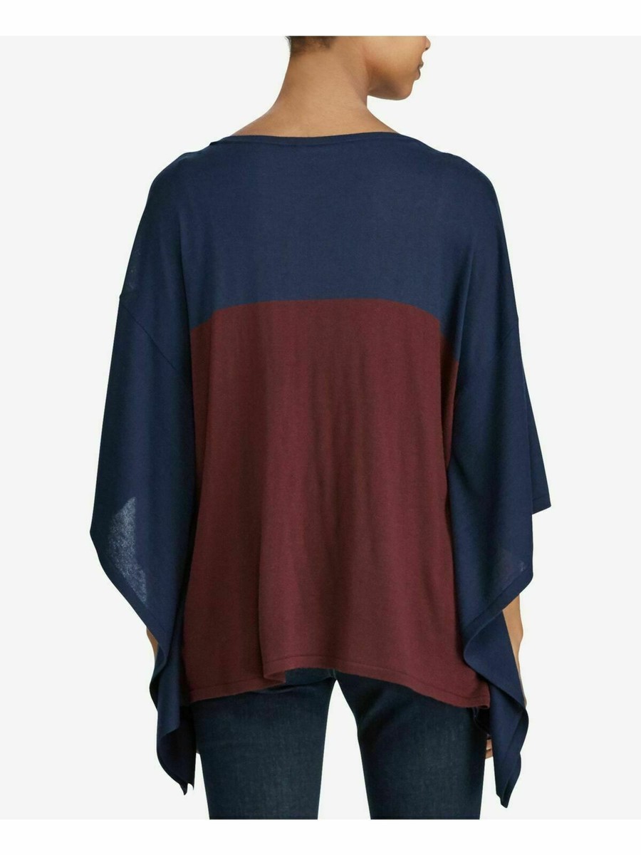 ralph lauren silk poncho