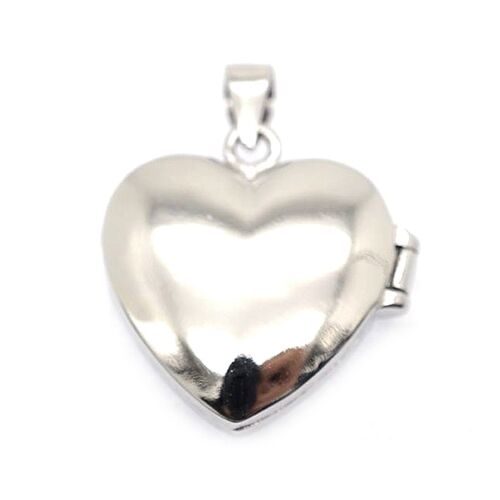 925 Sterling Silver Heart Locket Pendant That Hold Pictures Customize Photo - Picture 2 of 4