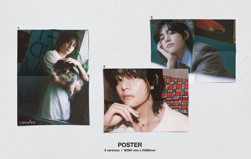 BTS V LAYOVER 未開封 3パッケージ V - Layover 韓国盤 CD 公式 アルバム 3種選択 from BTS 韓国