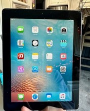 Apple iPad 2 16GB, Wi-Fi, 9.7in - Silver, Cracked Screen, includes case, bundled