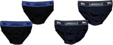 Image of 2 Pack Lonsdale Kids Boys Briefs Junior Underwear Elasticated Waist
