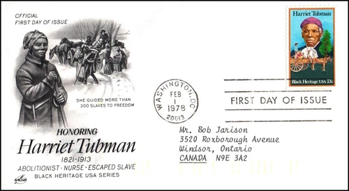 USA FDC - 1978 - Harriet Tubman, # 1744 Artcraft