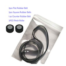 Rubber Tape Drive Belt Pinch Roller Set for Sharp GF-777 Gf-700 Gf-800 Walkman