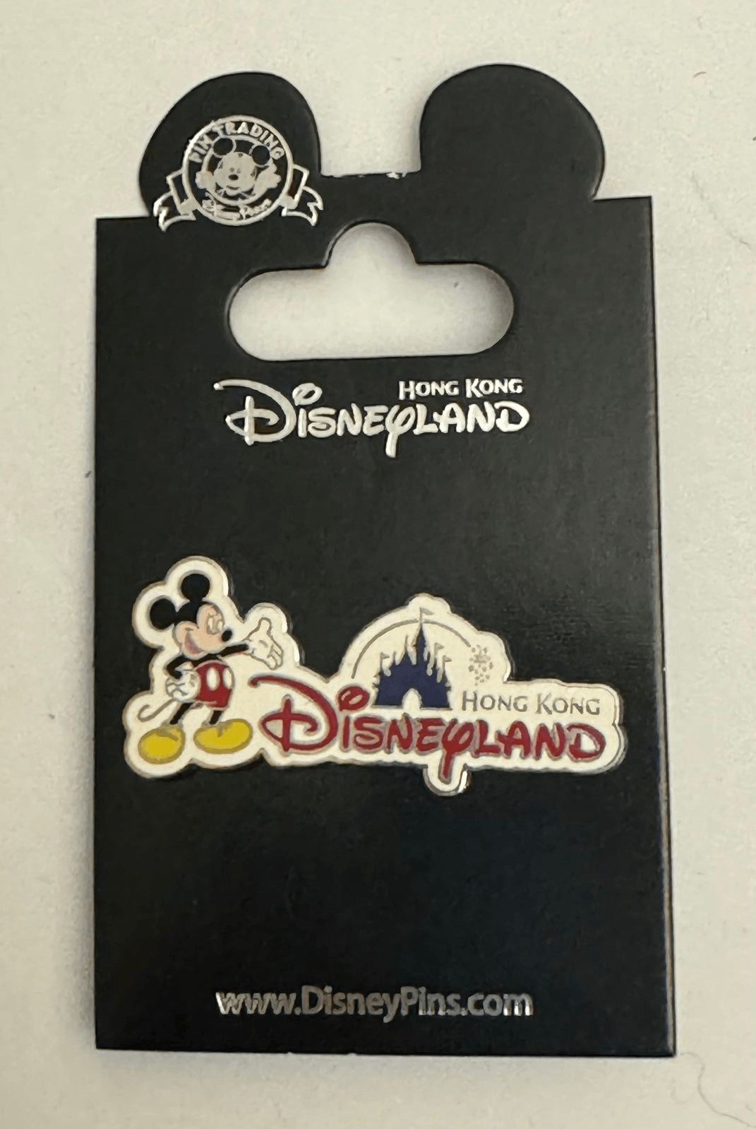 Hong Kong Disneyland Mickey Mouse Park Logo Pin