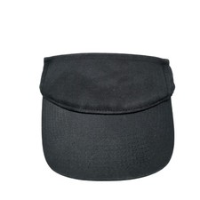 Augusta Sportswear Youth Golf Sun Visor Black One Size Adjustable Cotton