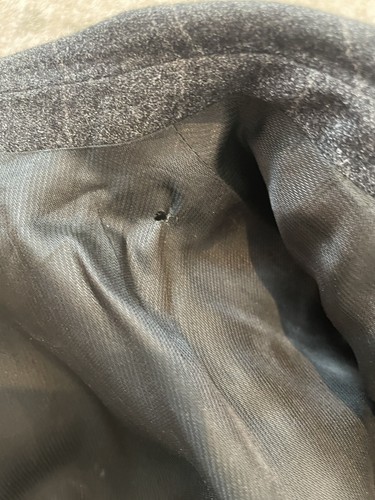 Ermenegildo Zegna weicher Herren Anzug dunkelgrau gestreift Sakko 42” Hose 32x30” LESEN - Bild 8 von 13