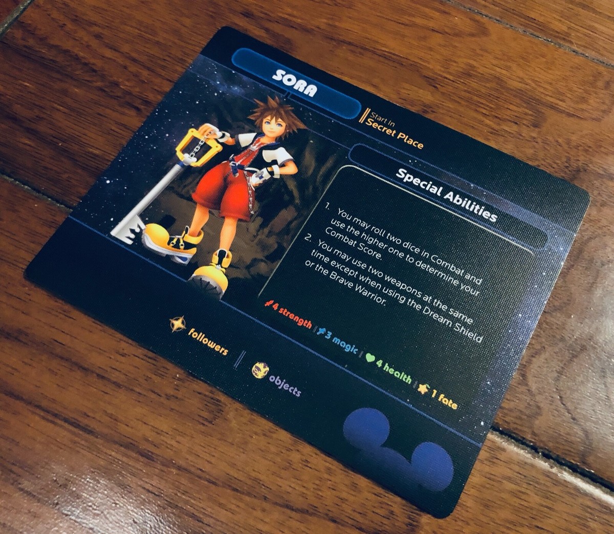 Kingdom Hearts Talisman | Sora Character Card | Official Extra
