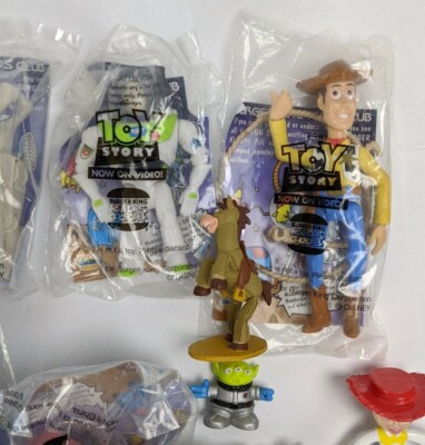 1996 Disney's Toy Story Burger King Kids Buzz Woody Alien Dog