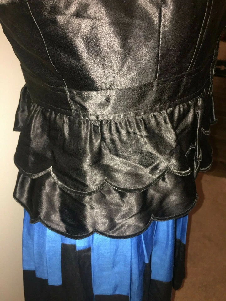 WOMENS NANETTE LEPORE BLACK RUFFLE TRIM JACKET SZ 6 RETAIL $300.00! - Image 4 of 4