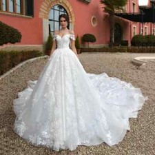 Elegant Sweetheart Wedding Dresses Ball Gowns Off Shoulder Princess Bridal Gowns