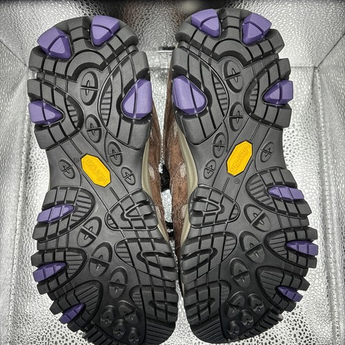 Merrell Women's Hiking Trail Shoes Size 7 Pair NEW Sample Brown Purple - Picture 5 of 5