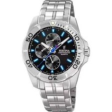 Festina Multifunction F204456 Mens Stainless Steel Chronograph Dial Wristwatch