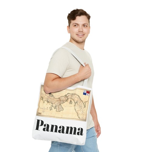 Vintage Panama Map from 1912 Tote Bag - Picture 16 of 49