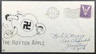 Vintage 1943 Rotten Apple Leaders Military World War 2 Original Art Envelope