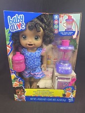 Baby Alive Magical Mixer 14" Girl Baby Doll Berry Shake With Blender with Extras