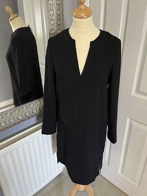 Ladies black size 8 kaftan style dress from Next - New with tags 