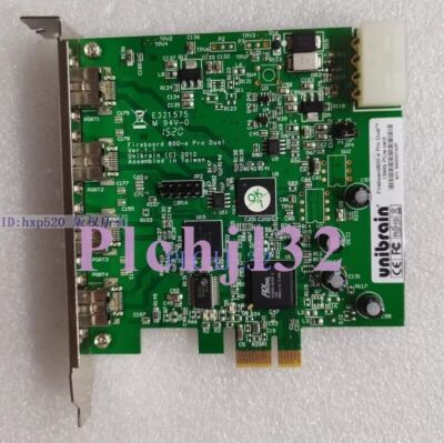 Unibrain Fireboard800-e 1394b pcIe card acquisition card