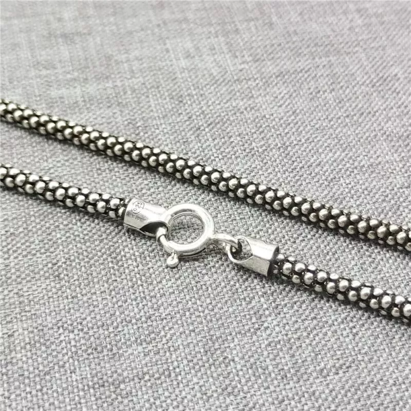 Silver popcorn chain deals