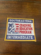 USA Hockey Coaching Education Program patch Sew On Rare Logo Southeastern