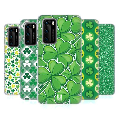HEAD CASE DESIGNS SHAMROCK PATTERNS SOFT GEL CASE FOR HUAWEI PHONES 4