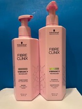 Schwarzkopf Fibre Clinix Vibrancy Shampoo  Conditioner Duo New, Authentic