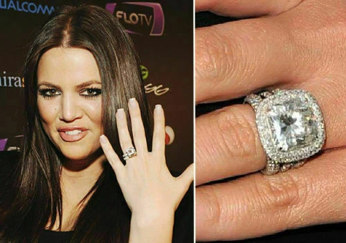 Khloe kardashian engagement ring sales lamar