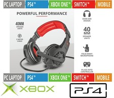 CUFFIE CUFFIA GAMING MICROFONO Trust JAWW GXT4310 PC XBOX ONE PS4 SWITCH musica
