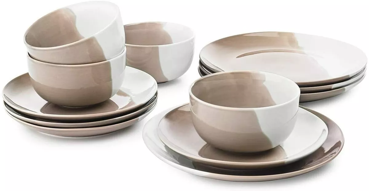 Taupe dinner clearance set