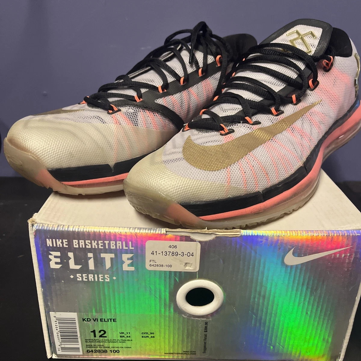 Las mejores ofertas en Nike KD 6 Elite Gold - 642838-100 | eBay