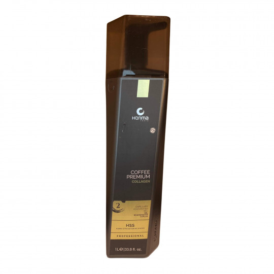 Gel régénérant N° 2 Coffee Premium Collagen Honma Tokyo 1L pour lissage capillaire