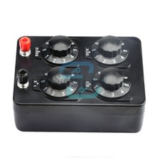0-9999 Ohm Simple Resistance Box 1 Ohm Resistor Electricity Teaching Instrument-