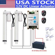2X Heavy Duty 2"-18" Stroke Linear Actuator 12V Electric Motors 1000N 1500N Lift