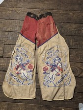 Rare Vintage 1950's Roy Rogers And Trigger Kids Cowboy Western Chaps