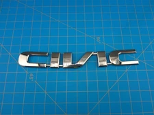 Honda Civic Chrome Rear Emblem Badge Genuine OEM Trunk Nameplate Logo 2006-2011