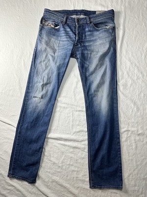 vtg Diesel Industry Denim Division Jeans Mens 33x32 Straight Button Fly y2k 90s