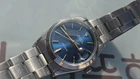 Vintage Rolex Oysterdate 6694 Blue Dial Men's Hand-Winding Watch 1978