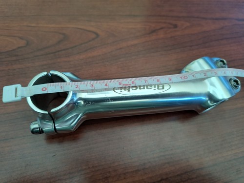 Bianchi Threadless Stem, 130mm*, 26mm, 1", Silver/Chrome - Picture 5 of 9
