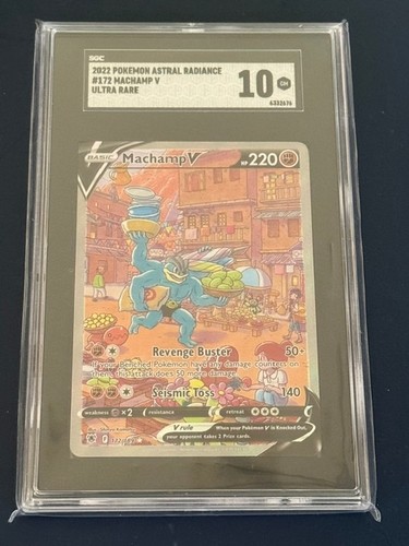 Machamp V graded SGC 10 for sale on eBay