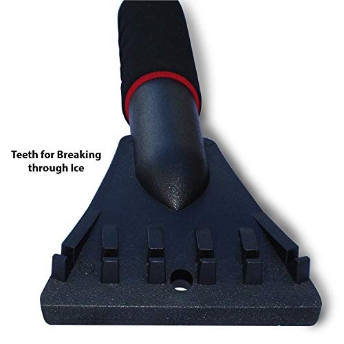  Extendable Car Ice Scraper, Snow Brush Broom & Windshield Squeegee for SUV 