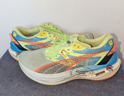 Puma Deviate Nitro 3 Marathon Series Mens Size 10 Running Sneakers Multicolor 