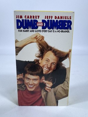Dumb & Dumber (VHS, 1994) Harry & LLoyd Comedy Jim Carrey VHS Tape