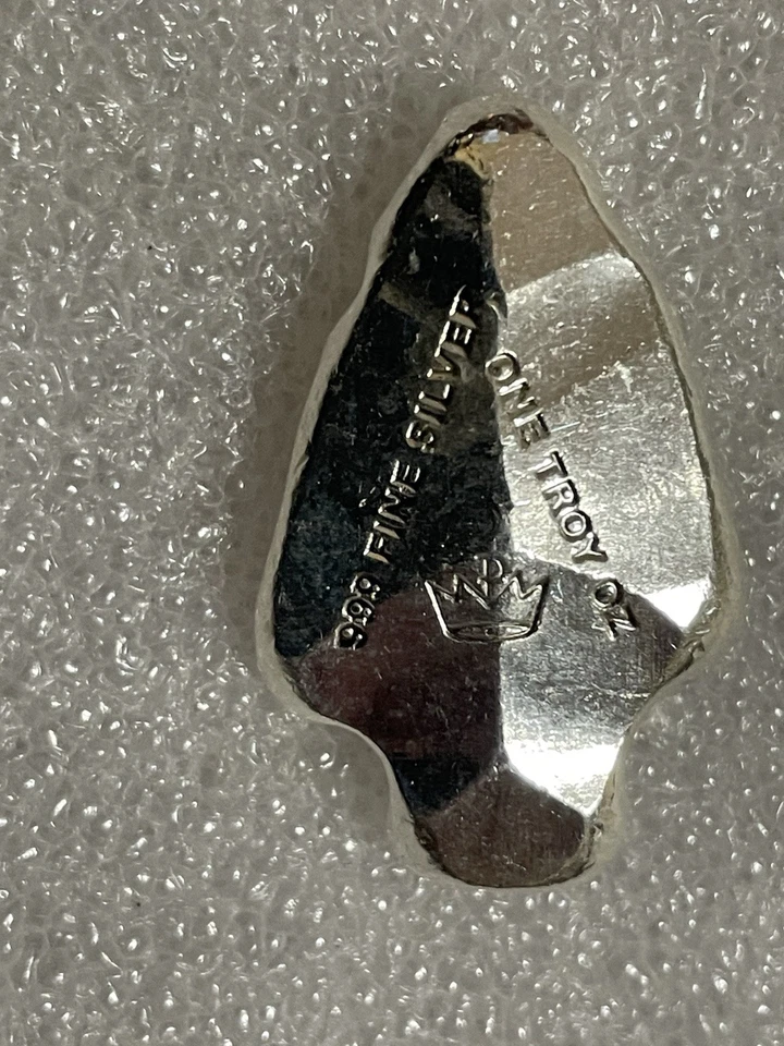 Indian Arrowhead- 1 Troy Oz .999 Fine Silver - Image 2 of 4