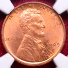 NGC MS-64 RB! 1909 VDB LINCOLN WHEAT CENT