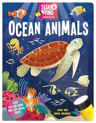Seek and Find Ocean Animals (Seek and Find - Searchligh - Hardback NEW Rae, Susi