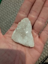 Natural Clear Quartz Crystal Cluster In Geode