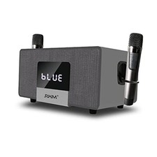 K222 Karaoke Machine, Connect to TV via Optical or Bluetooth, with Grey